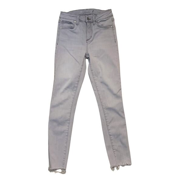 JOE’S Washed Out Gray High Rise Skinny Jeans Size 25 High Waisted Stretch Grey - Picture 1 of 8